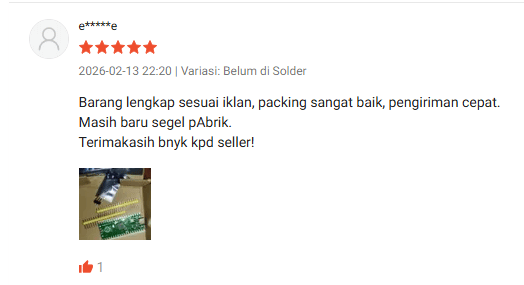 Tangkapan layar ulasan pelanggan Gerysupershop 5